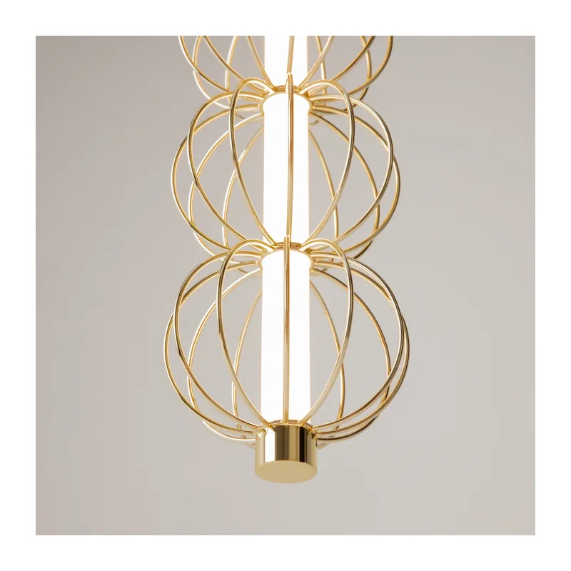 Подвесной светильник Золотая клетка / Golden Cage 3000К 17Вт Maytoni MOD216PL-L10G3K 7