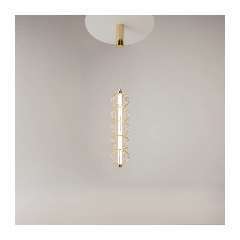 Подвесной светильник Золотая клетка / Golden Cage 3000К 17Вт Maytoni MOD216PL-L10G3K 9