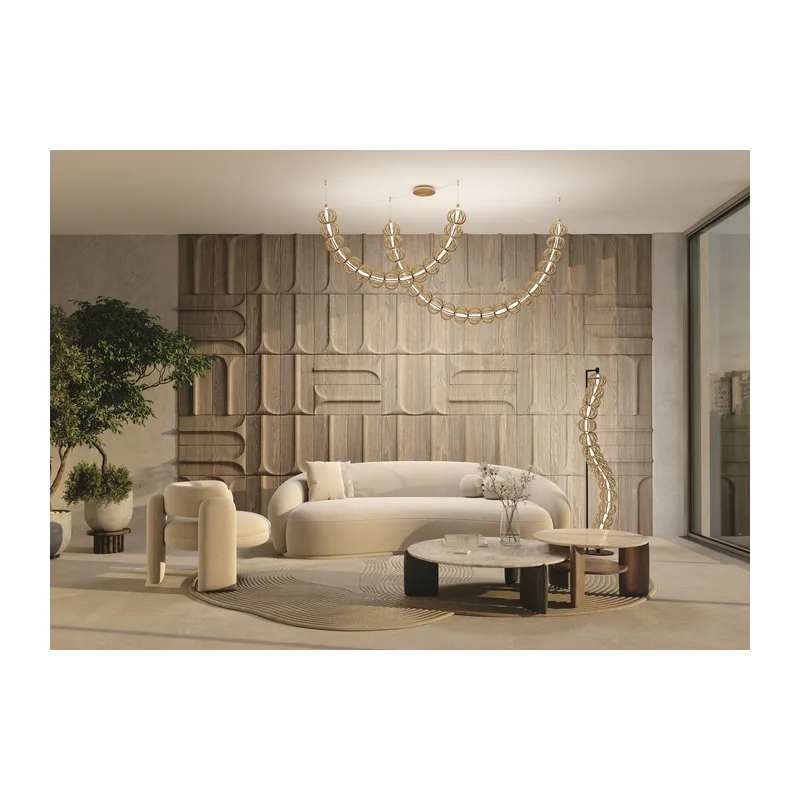 Подвесной светильник Золотая клетка / Golden Cage 3000К 107Вт Maytoni MOD216PL-L55G3K 2
