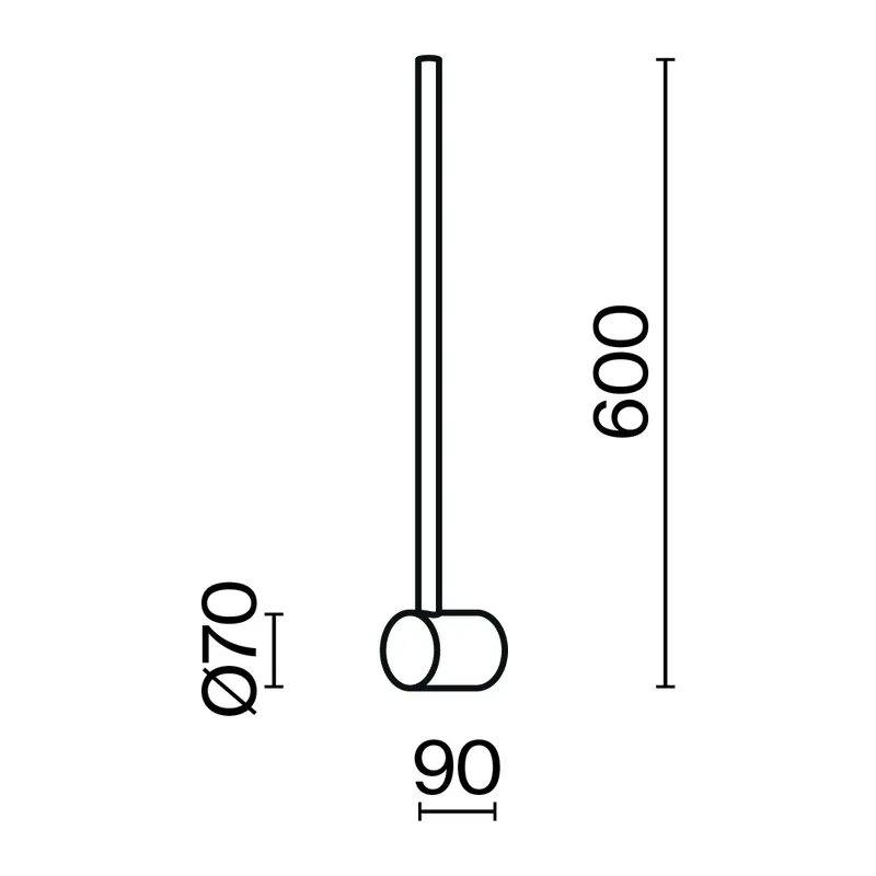 Настенный светильник (бра) Луч света / Light stick 3000К 7Вт Maytoni MOD237WL-L6B3K 3