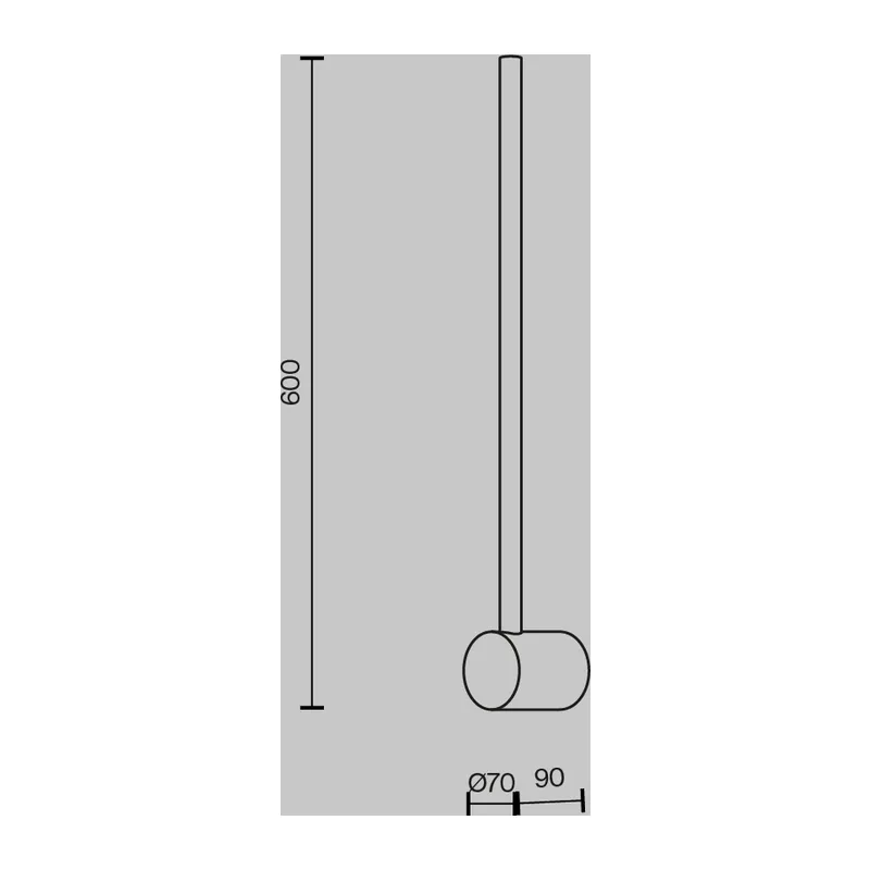 Настенный светильник (бра) Луч света / Light stick 3000К 7Вт Maytoni MOD237WL-L6B3K 5