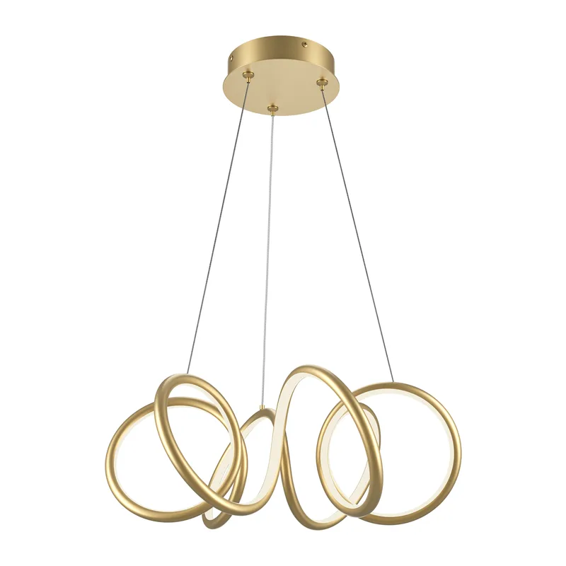 Подвесной светильник Изгиб / Curve 2600-3500К 52Вт Maytoni MOD241PL-L60BSK