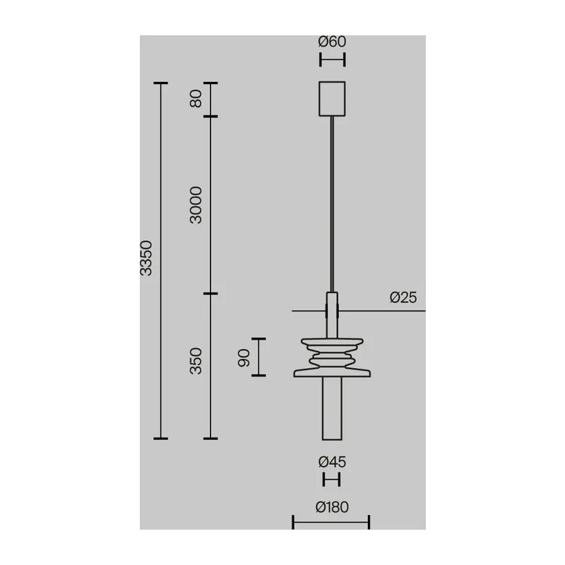 Подвесной светильник Звуковая волна / Sound Wave G9х1 Maytoni MOD255PL-01B2 9