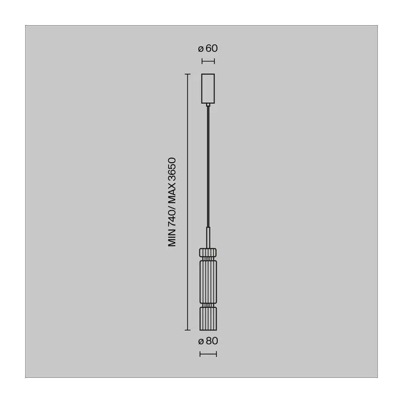 Подвесной светильник Ордо / Ordo 3000К 8Вт Maytoni MOD272PL-L12CH3K1 16