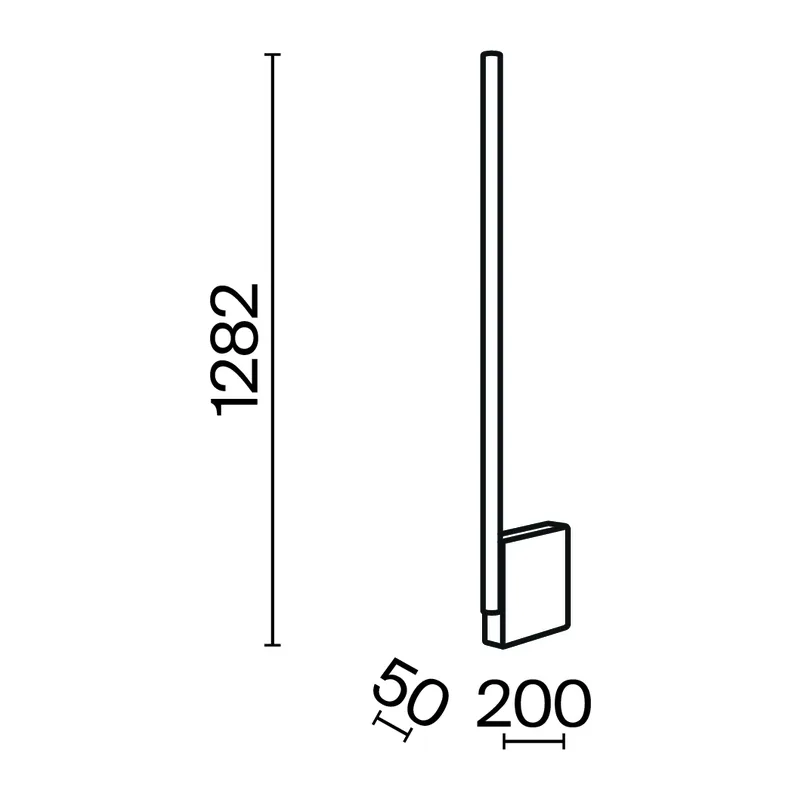 Напольный светильник (торшер) Монолит / Solid 3000К 24Вт Maytoni MOD277FL-L24GR3K 9