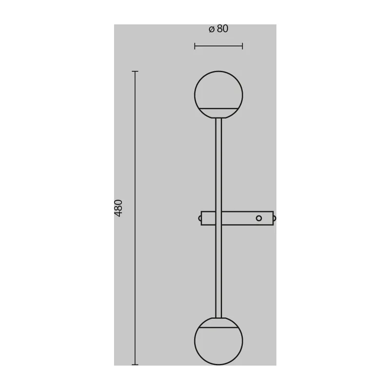 Настенный светильник (бра) Прикосновение / Touch 3000К 13Вт Maytoni MOD285WL-L10BS3K 2