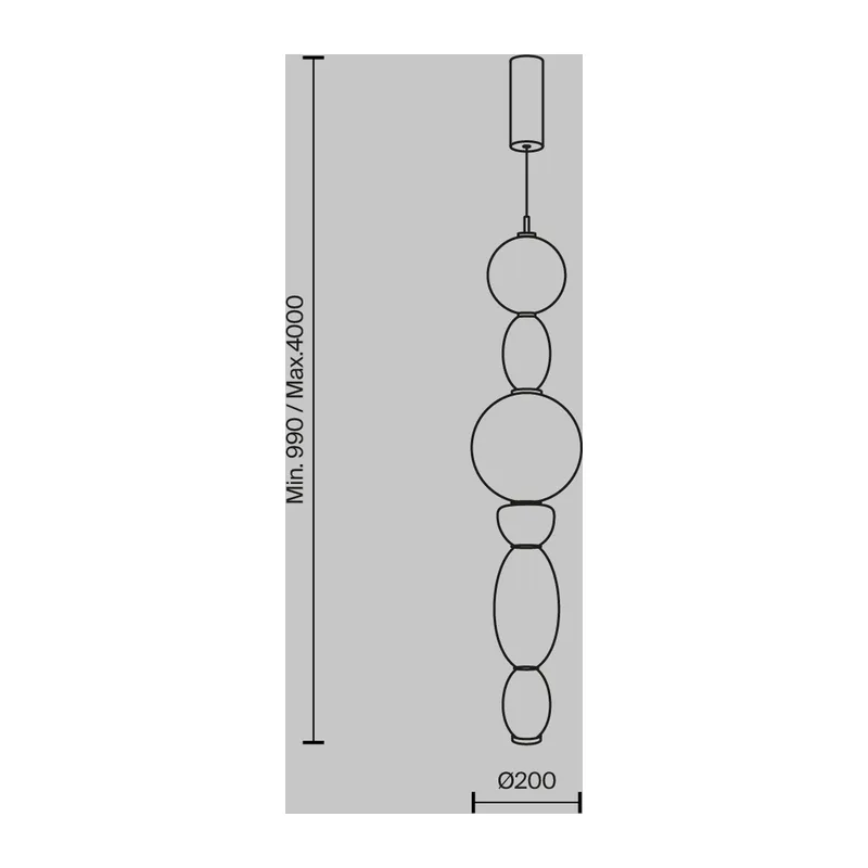 Подвесной светильник Обожание / Adore 3000К 24Вт Maytoni MOD297PL-L24BS3K 14