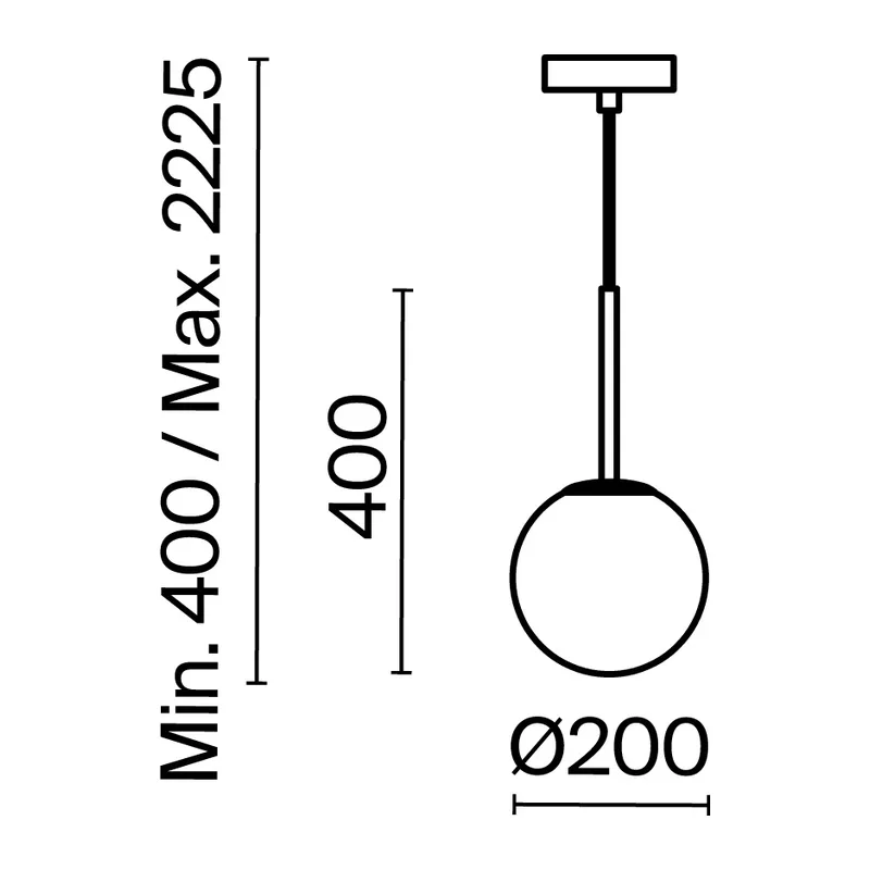Подвесной светильник Базовая форма / Basic form E14х1 Maytoni MOD321PL-01B1