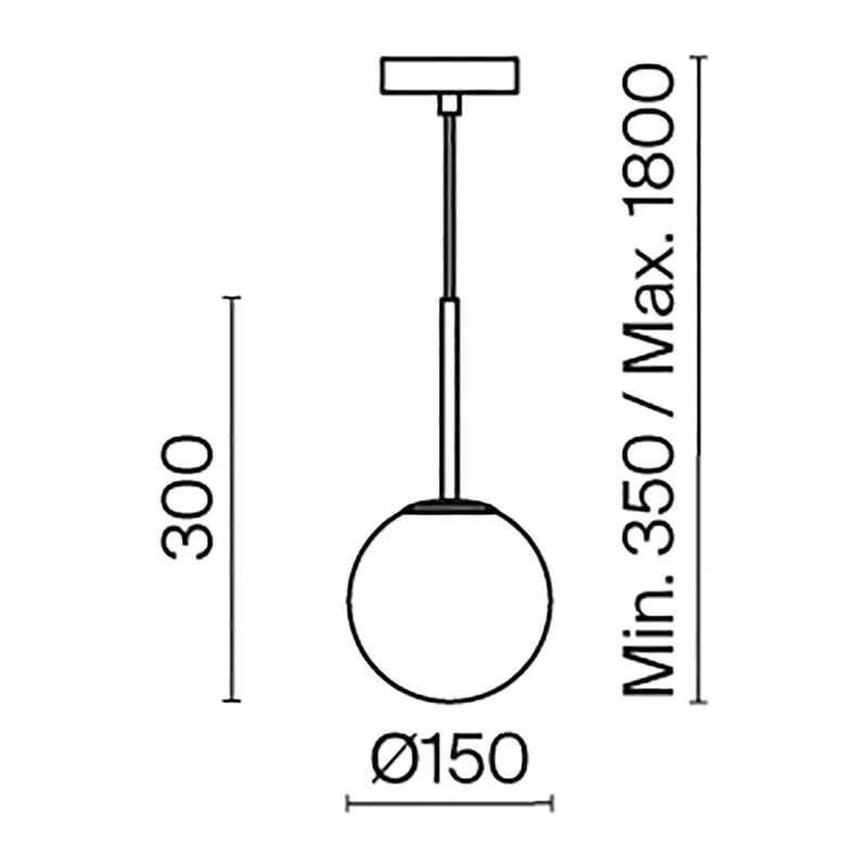 Подвесной светильник Базовая форма / Basic form E14х1 Maytoni MOD321PL-01W 4