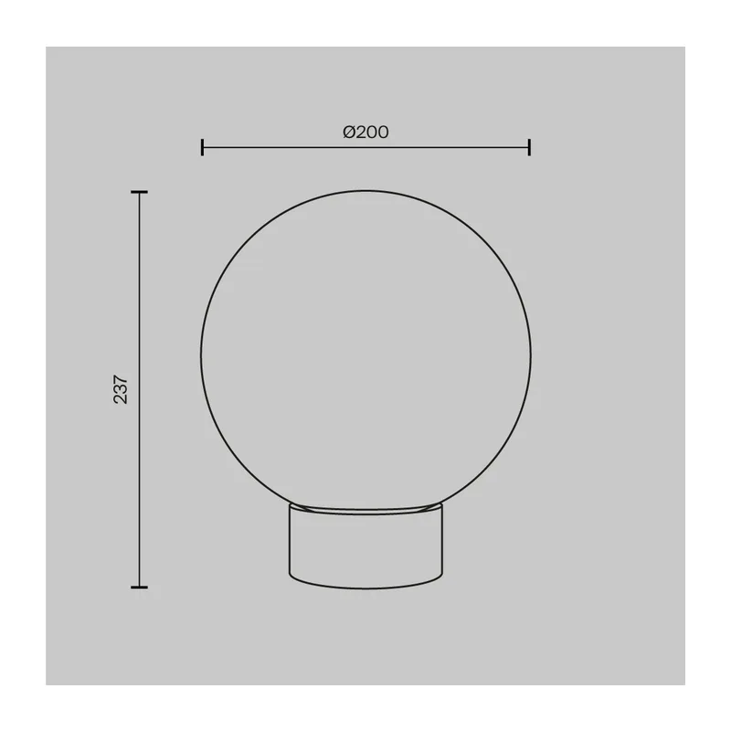 Настольный светильник Базовая форма / Basic form E14х1 Maytoni MOD321TL-01G3 3