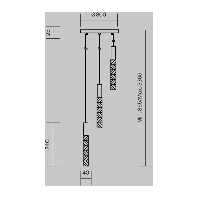 Подвесной светильник Селемо / Selemo 3000К 9Вт Maytoni MOD328PL-L9CH3K 6