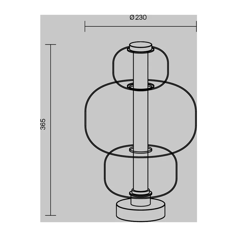 Настольный светильник Атмос / Atmos 3000К 15Вт Maytoni MOD364TL-L15B3K 6