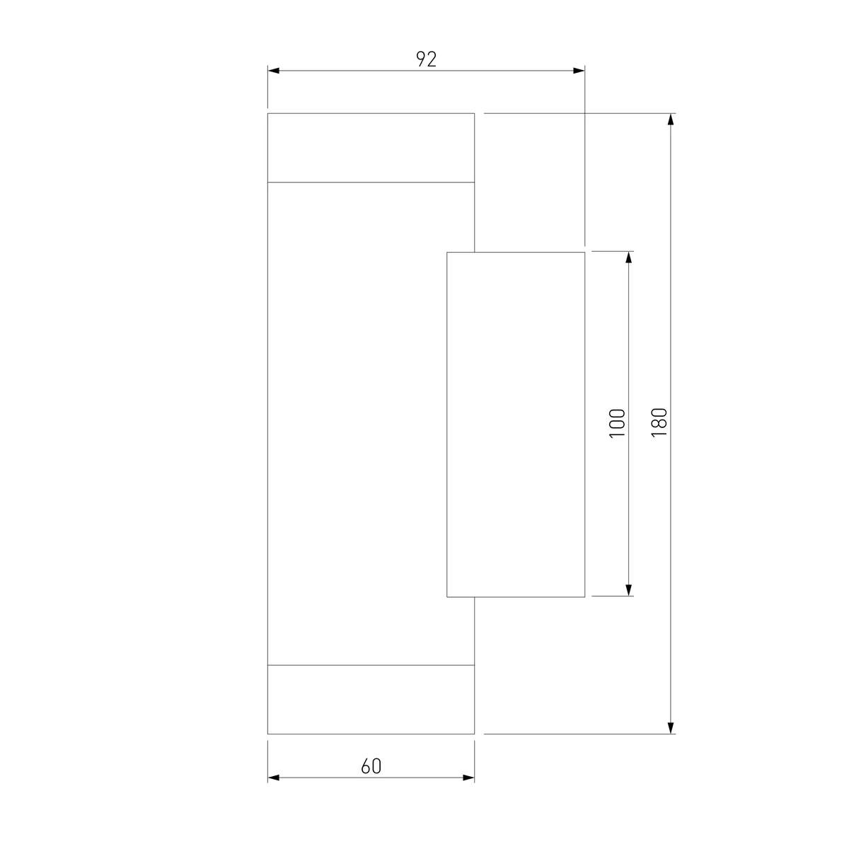 Светильник настенный Poli MRL 1016 черный Elektrostandard 3