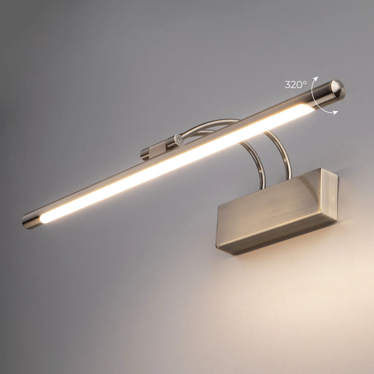 Настенный светодиодный светильник Simple MRL LED 10W 1011 IP20 бронза Elektrostandard 3