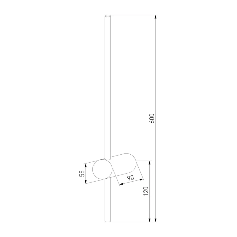 Светильник настенный светодиодный Cane LED MRL LED 1115 белый Elektrostandard 4