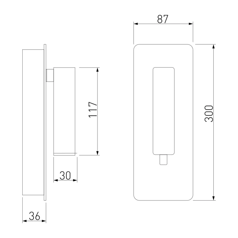 Светильник настенный светодиодный Tuo LED MRL LED 1117 черный Elektrostandard 9