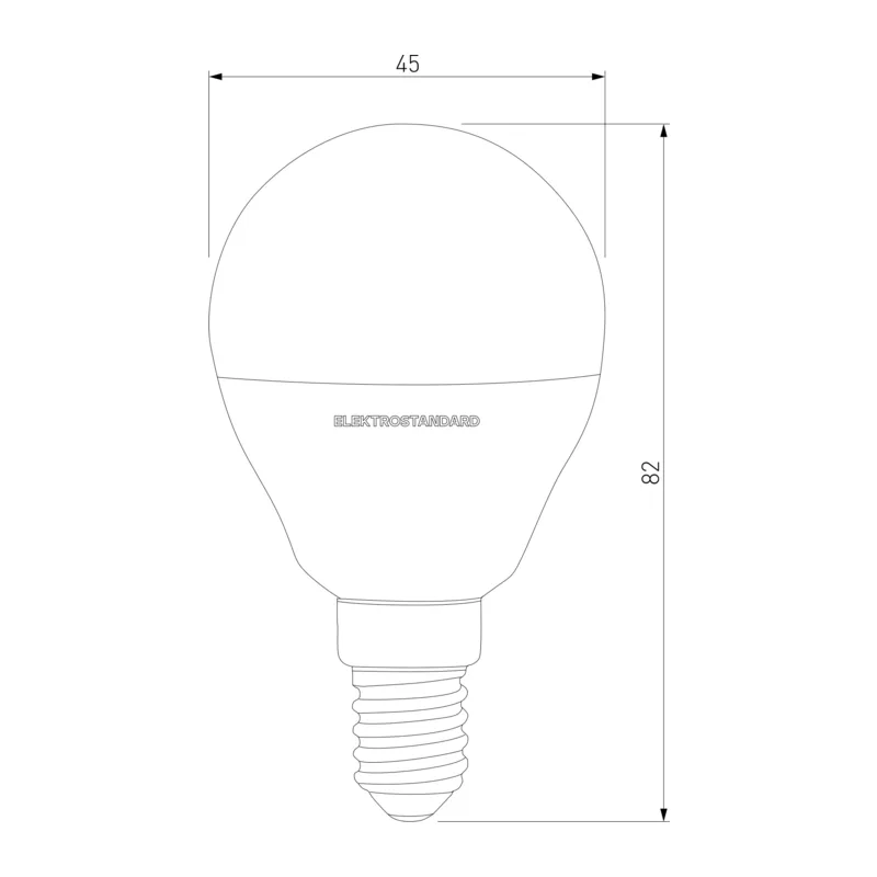 Светодиодная лампа G45 7W 6500K E14 Mini Classic LED 7W 6500K E14 матовое стекло (BLE1407) Elektrostandard 2