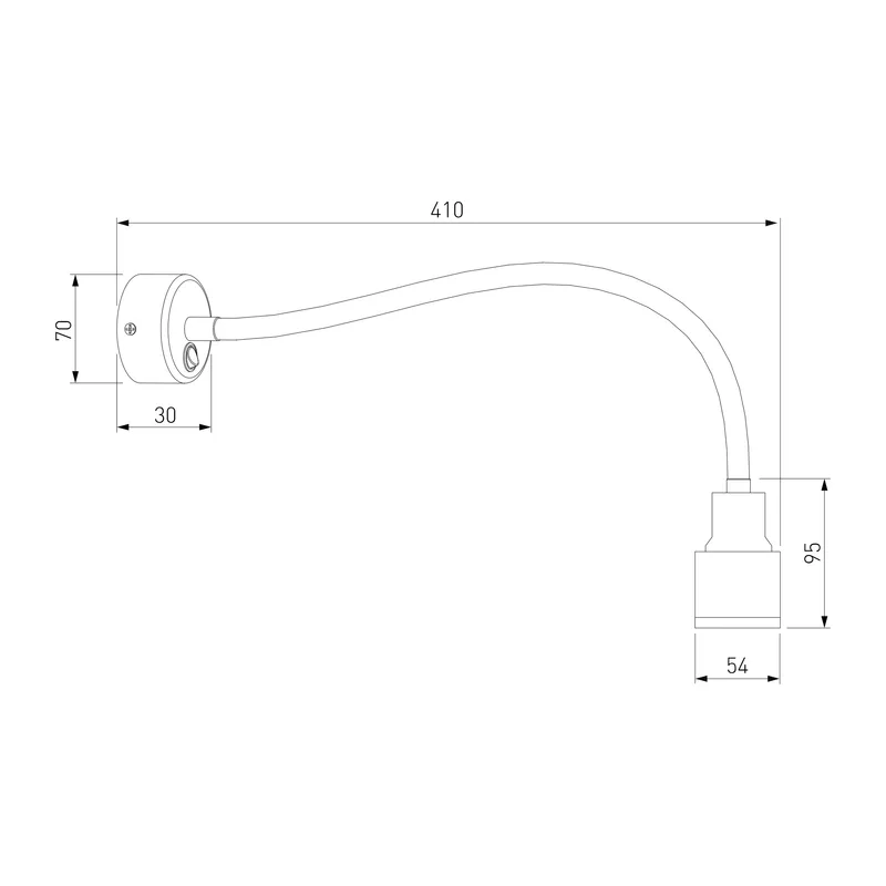 Светодиодный светильник с гибким основанием Molly LED черный Molly LED черный (MRL LED 1015) Elektrostandard 4