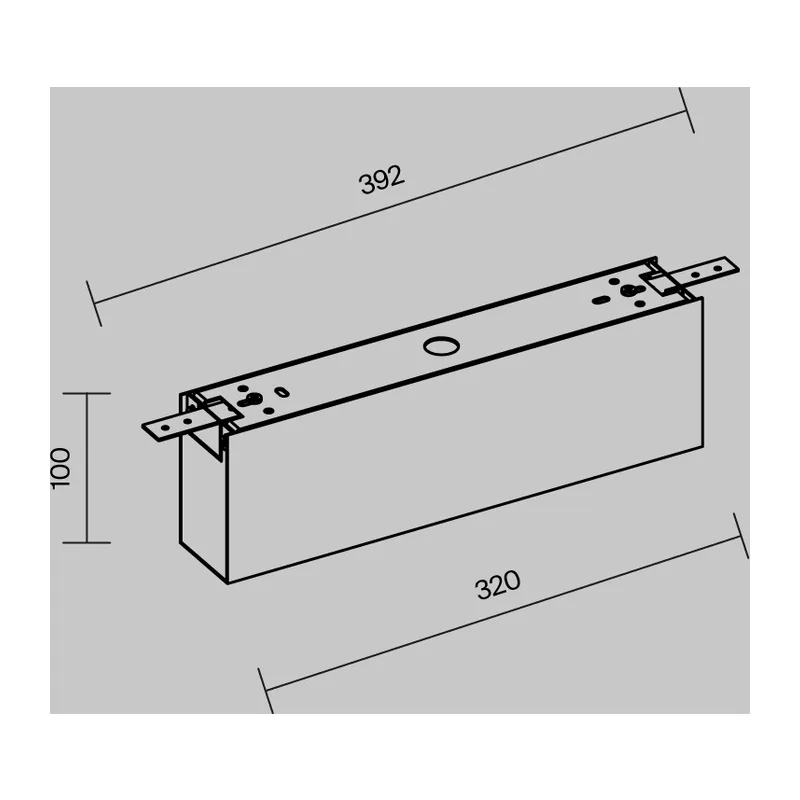 Короб для блока питания Elasity IP Maytoni O-TR001-BX-W 6