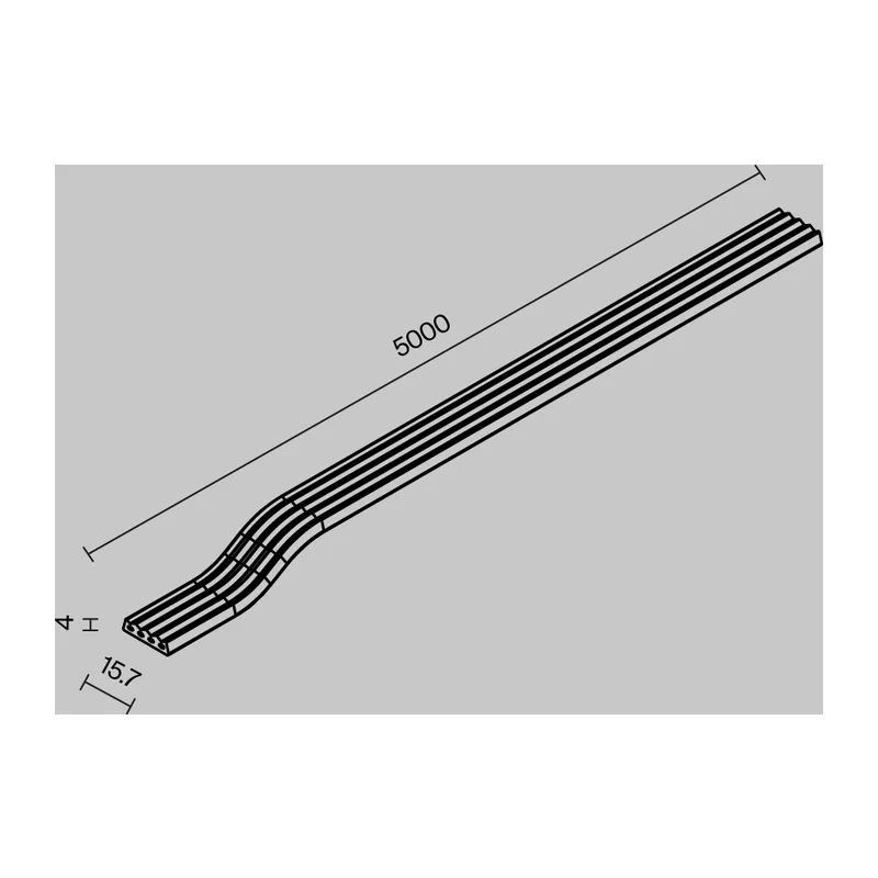 Токоведущая лента 5м Exility IP черный Maytoni O-TR002-PW-5M 5
