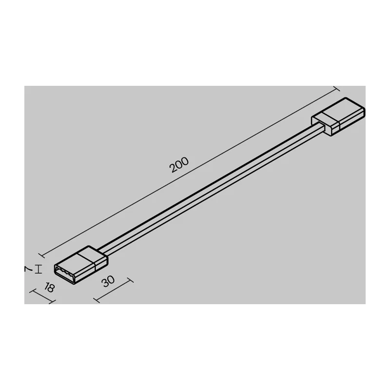 Гибкий коннектор для токоведущей ленты Exility IP черный Maytoni O-TR002-SC 4