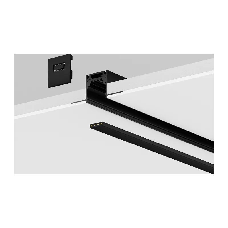 Профиль 3м Exility IP встраиваемый черный Maytoni O-TR002BF-P-B3M 3