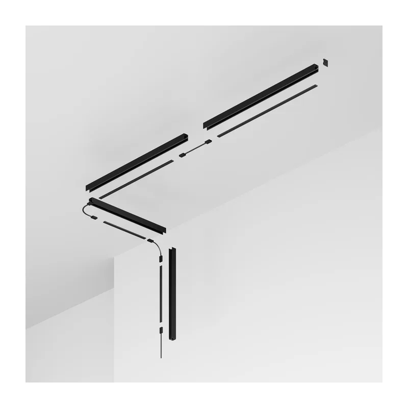 Профиль 3м Exility IP накладной черный Maytoni O-TR002OH-P-B3M 4