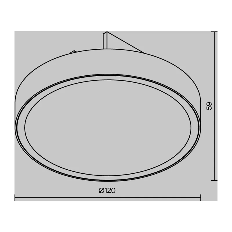 Уличный трековый светильник Зон / Zon IP Elasity IP 3000К 12Вт 110° Белый Maytoni O-TR01-1-F-12WW3K 8
