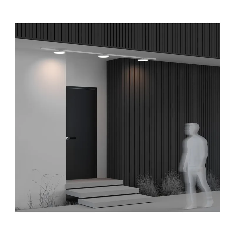 Уличный трековый светильник Зон / Zon IP Elasity IP 3000К 25Вт 110° Белый Maytoni O-TR01-1-F-25WW3K 5