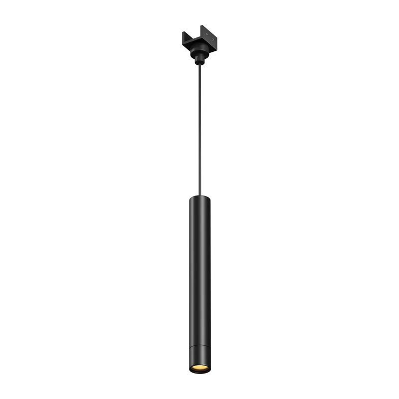 Уличный трековый подвесной светильник Фокус / Focus Led Elasity IP 3000К 8Вт 38° черный Maytoni O-TR01-1-P-8WB3K