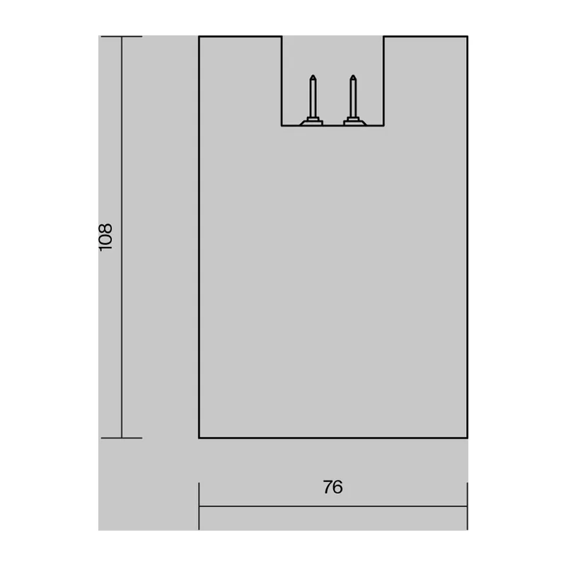 Уличный трековый светильник Альфа / Alfa Elasity IP 3000К 16Вт 38° черный Maytoni O-TR01-2-S-16WB3K 9