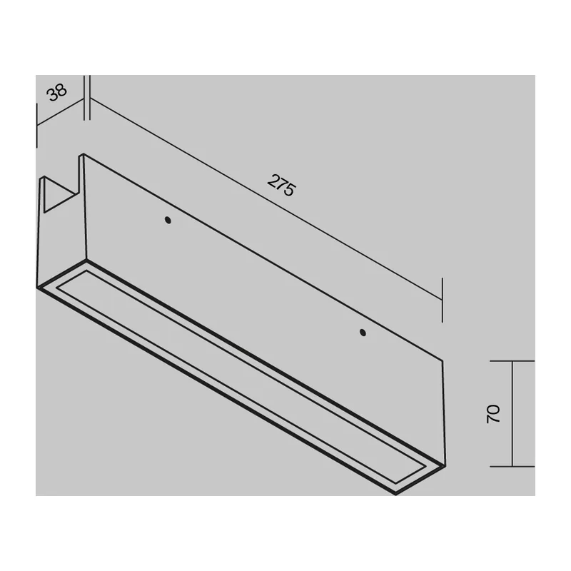Уличный трековый светильник Точки / Points Elasity IP 3000K 20Вт 38° белый Maytoni O-TR01-3-S-20WW3K 7