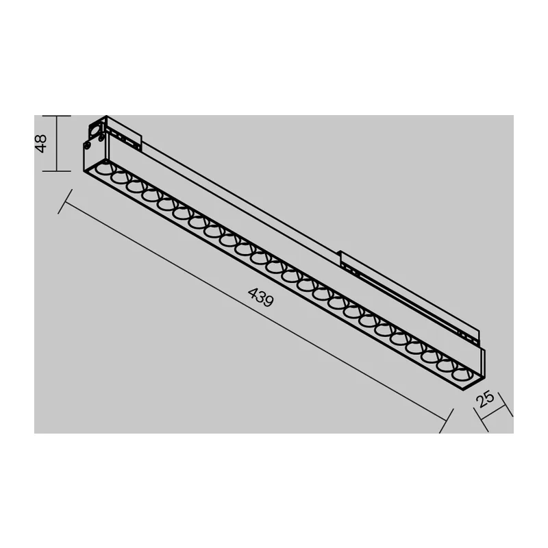 Уличный трековый светильник Точки / Points Exility IP 3000К 24Вт 36° черный Maytoni O-TR02-2-S-24WB3K 8