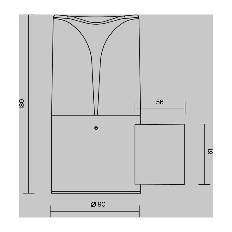 Настенный светильник (бра) Пикадилли / Piccadilly E27х1 23Вт IP 44 Maytoni O016WL-01B 12