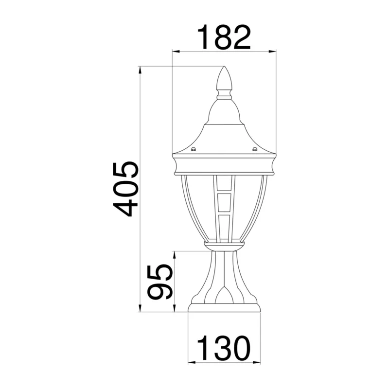 Ландшафтный светильник Rivoli E27х1 60Вт IP 44 Maytoni O027FL-01B 3