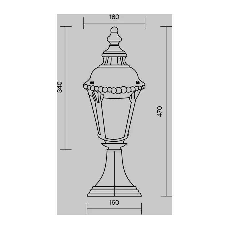 Ландшафтный светильник Гоири / Goiri E27х1 60Вт IP 44 Maytoni O029FL-01BZ 7