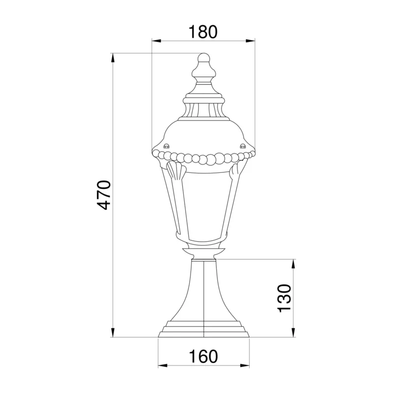 Ландшафтный светильник Гоири / Goiri E27х1 60Вт IP 44 Maytoni O029FL-01BZ 8