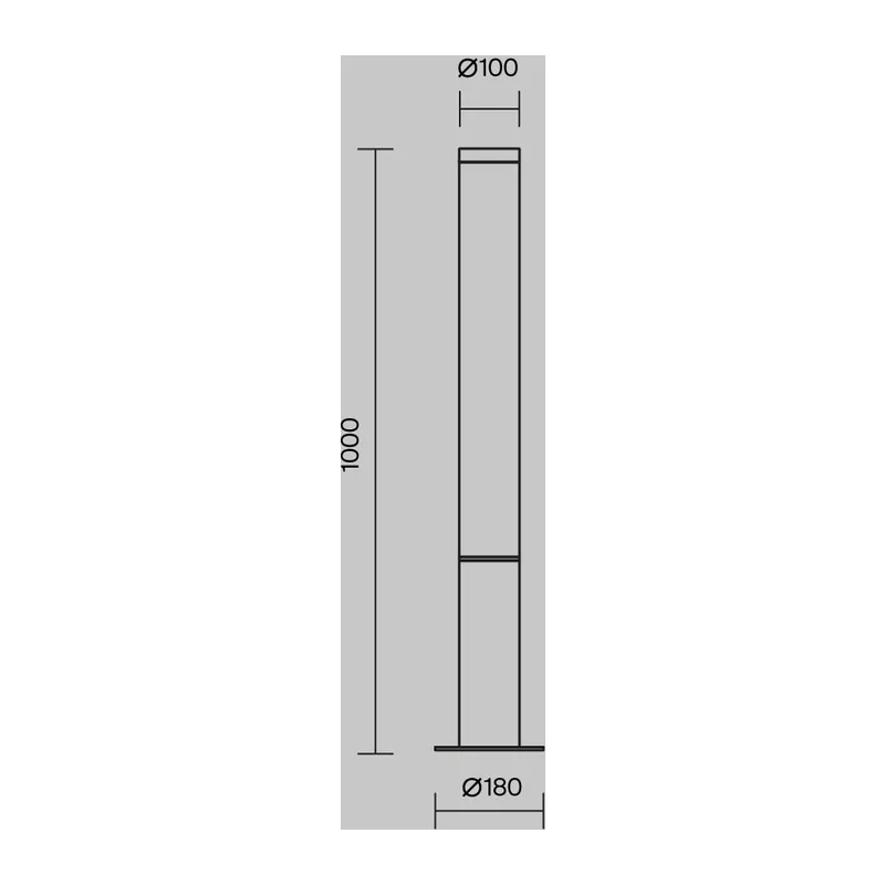 Ландшафтный светильник Гинза / Ginza 3000К 30Вт IP 54 Maytoni O041FL-L30B3K 3