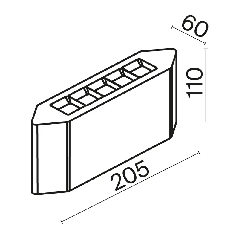 Архитектурная подсветка Тяга / Pull 3000K 5Вт IP 54 Maytoni O412WL-L5GF3K 3