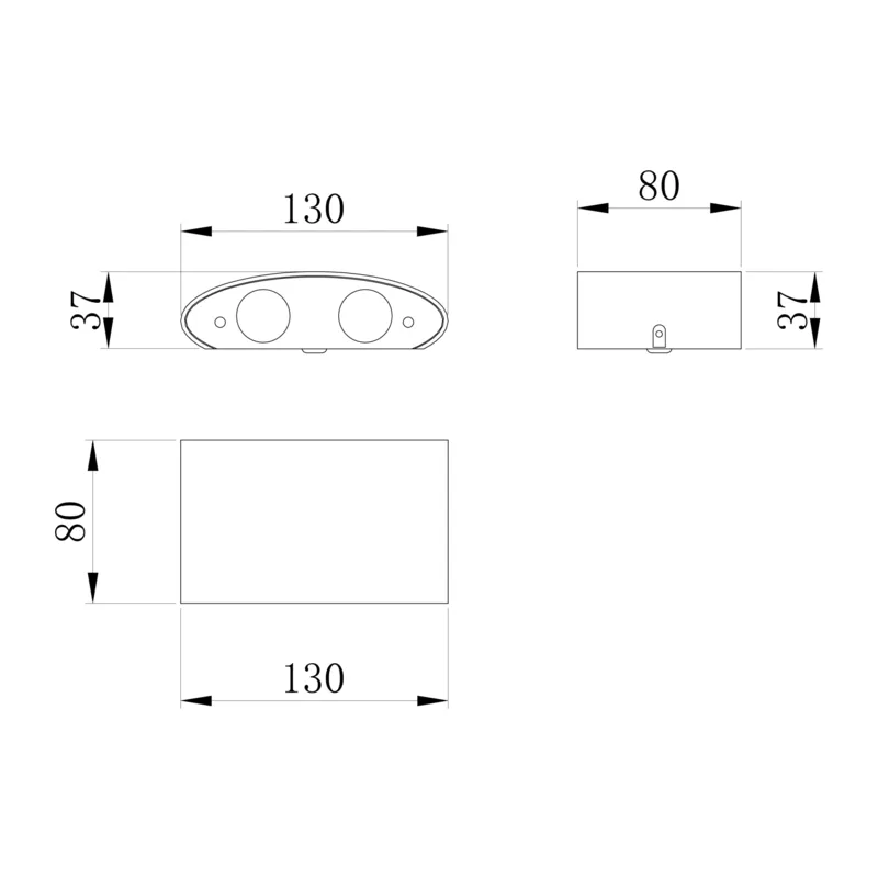 Архитектурная подсветка Страто / Strato 3000К 4Вт IP 54 Maytoni O417WL-L4B3K 3