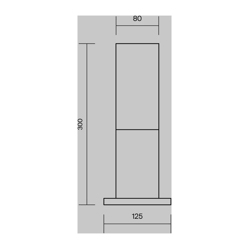 Ландшафтный светильник Уиллис / Willis E27х1 60Вт IP 54 Maytoni O418FL-01B 8