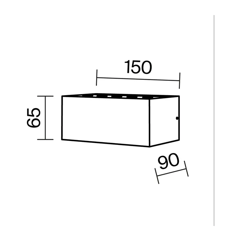 Настенный светильник (бра) Лот / Lot 3000К 5Вт IP 54 10° Maytoni O428WL-L5B3K 5