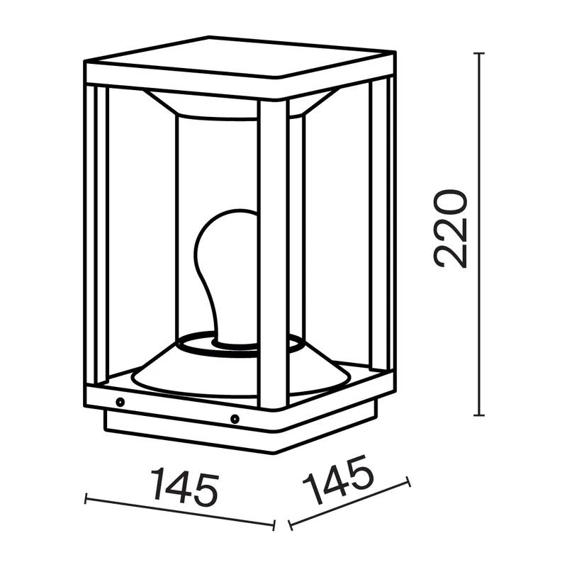 Ландшафтный светильник Келья / Cell E27x1 15Вт IP 54 Maytoni O452FL-01GF 5
