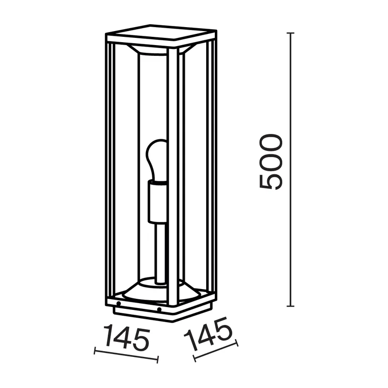 Ландшафтный светильник Келья / Cell E27x1 15Вт IP 54 Maytoni O452FL-01GF1 5