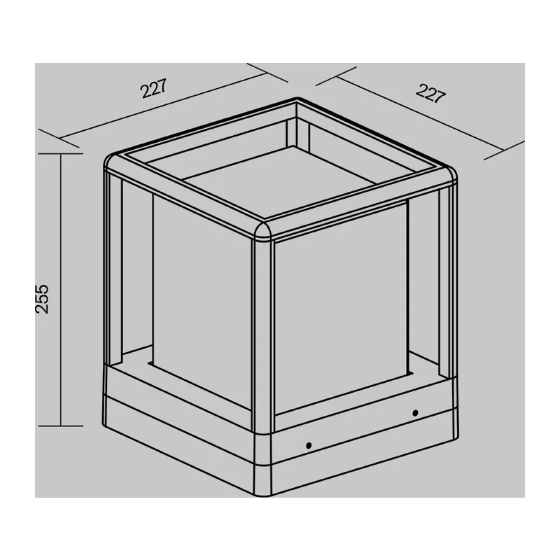 Ландшафтный светильник Трим / Trim E27x1 15Вт IP 65 Maytoni O455FL-01GF 11