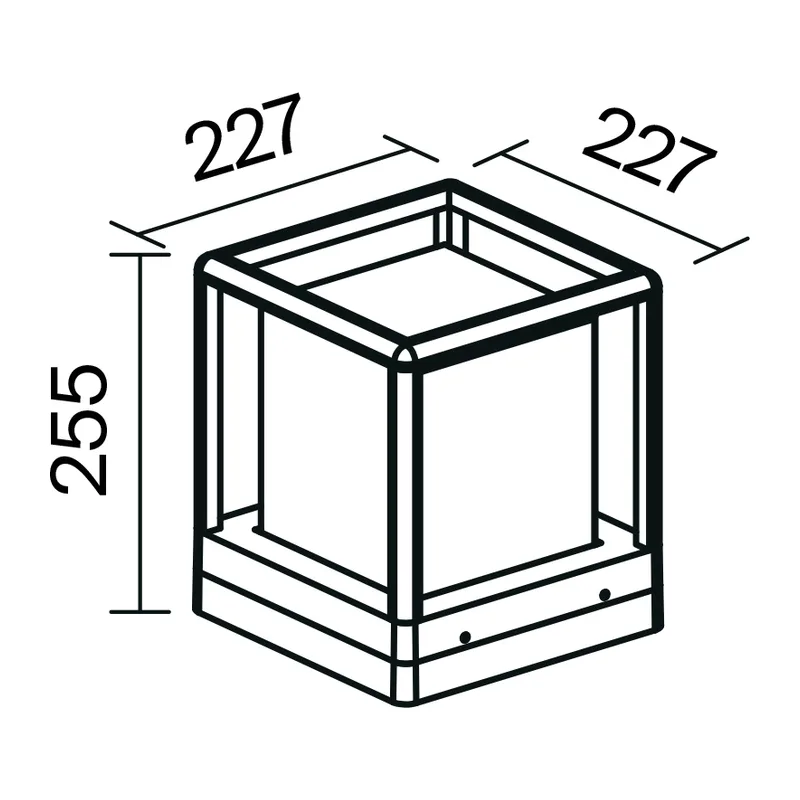 Ландшафтный светильник Трим / Trim E27x1 15Вт IP 65 Maytoni O455FL-01GF 4