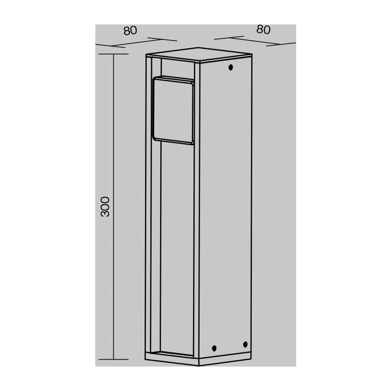 Уличная розетка / Socket 2000Вт IP 54 Maytoni O459FL-GF01SC 9