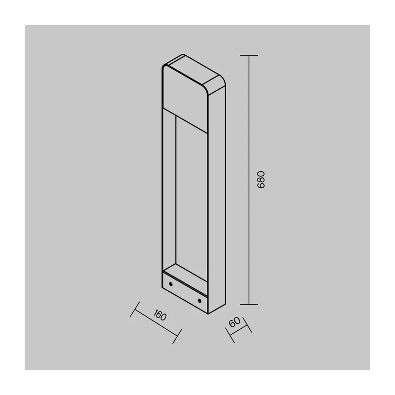 Ландшафтный светильник Портал / Porte 3000К 5Вт IP 54 Maytoni O481FL-L7BWD3K 6