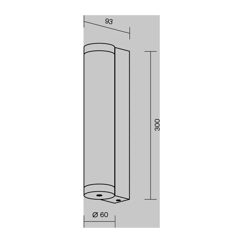 Настенный светильник (бра) Раунж / Rounge 3000К 12Вт IP 54 Maytoni O482WL-L12B3K 7