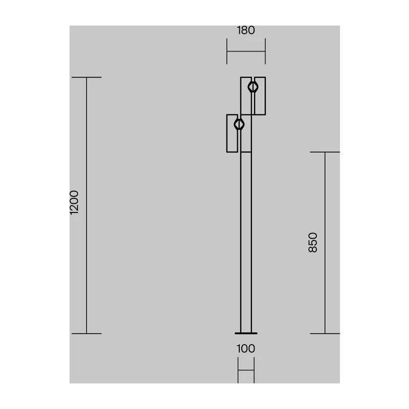 Ландшафтный светильник Торк / Torq 3000К 20Вт IP 65 Maytoni O494FL-L20B3K 8